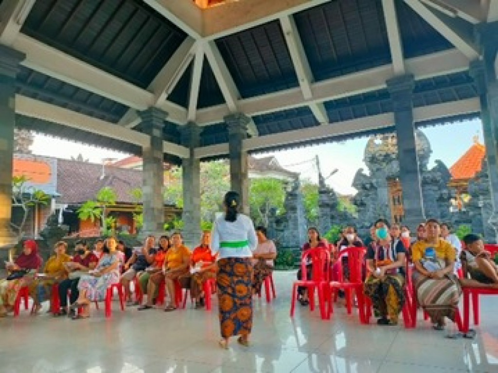 Sosialisasi Bum Desa Dalung Bersama BPJS Ketenagakerjaan Di Banjar Tegal Luwih